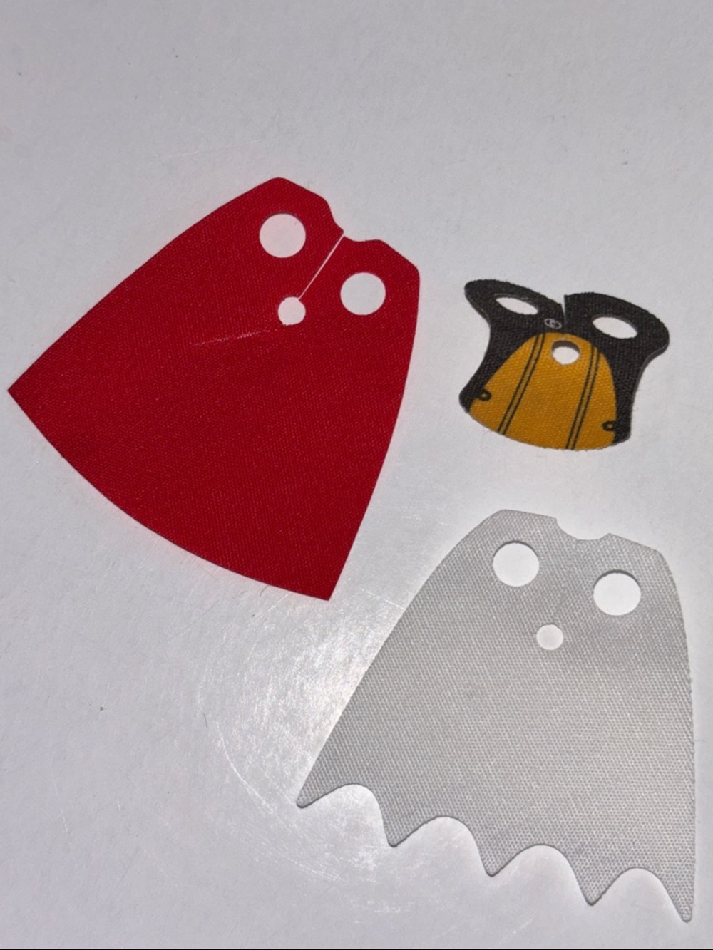 Kids Red and White Costume Capes Set - Unbranded